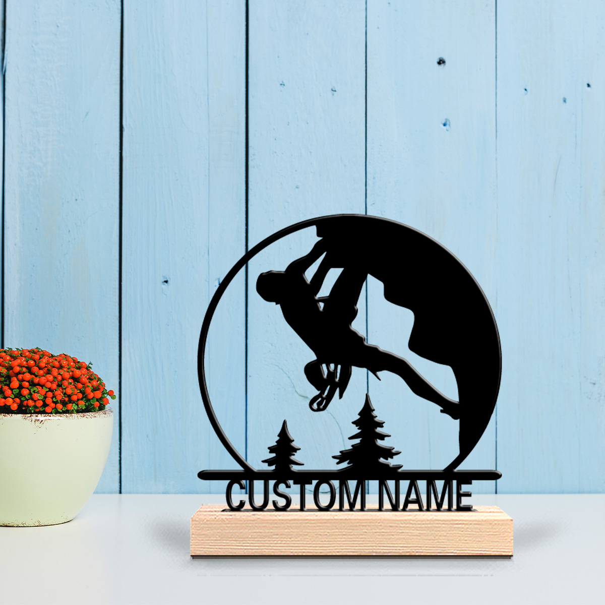 Art Craft Names - 1 peça Escultura de Metal Personalizável