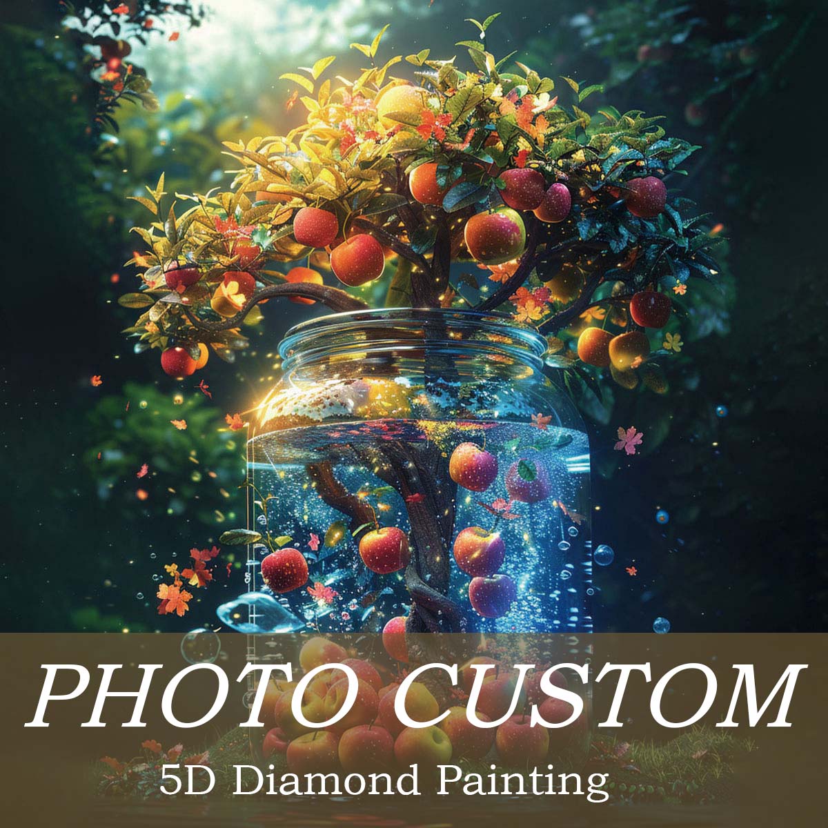 Art And Craft Photos - Pintura Diamante Personalizada com Foto, Kit