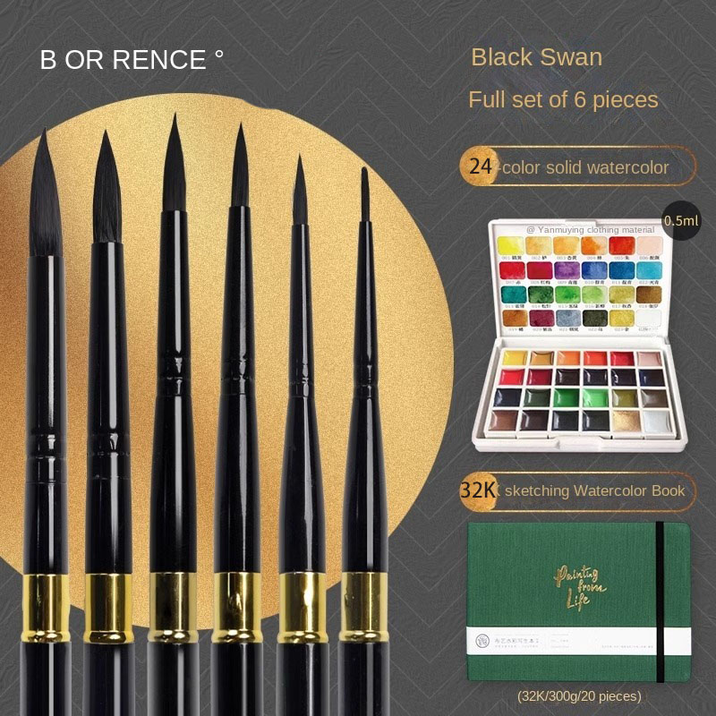 Art Craft Com - Borrey-pincel aquarela com gancho, pincel de
