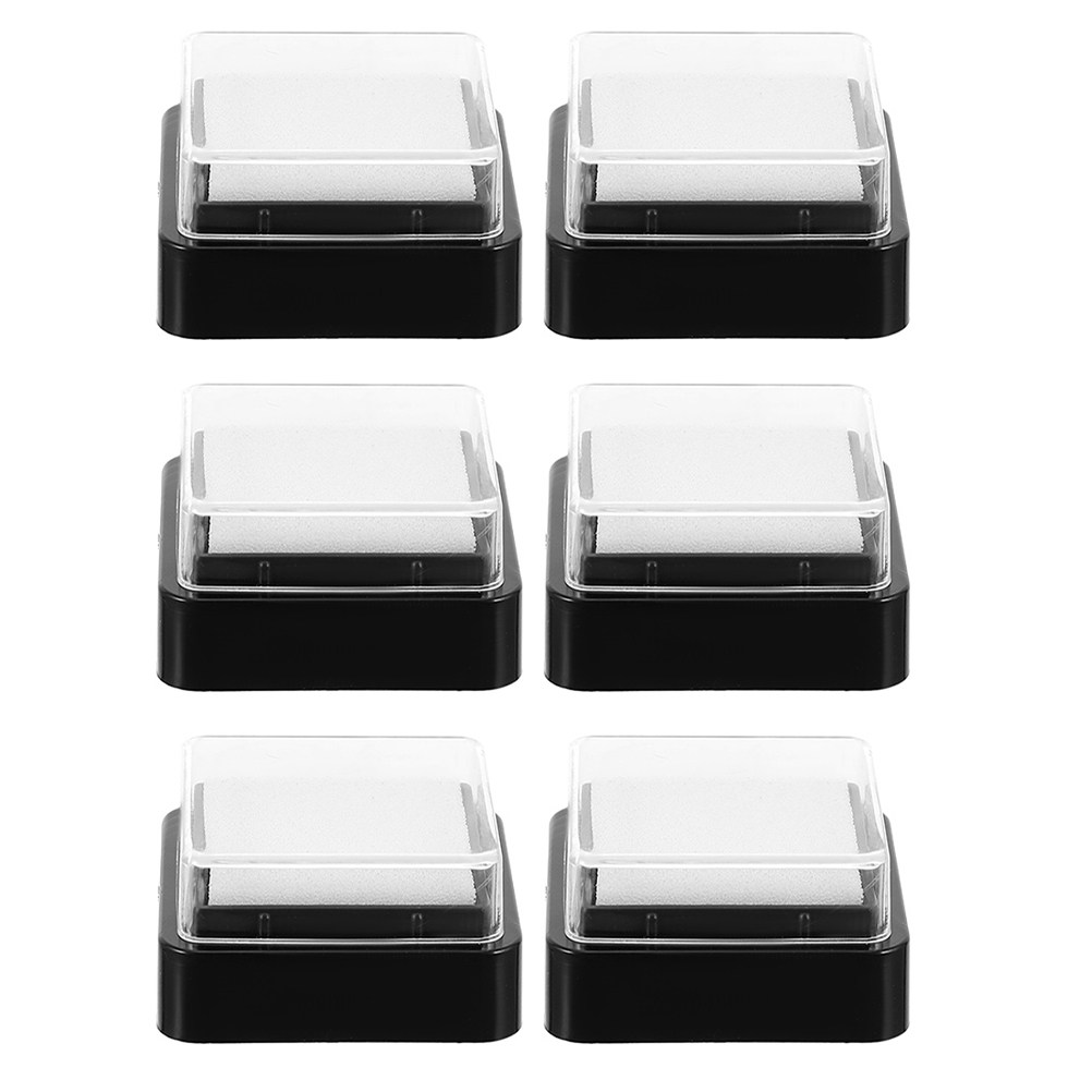 Stamping Ink Pad - 6 Peças Mini Almofadas de Tinta