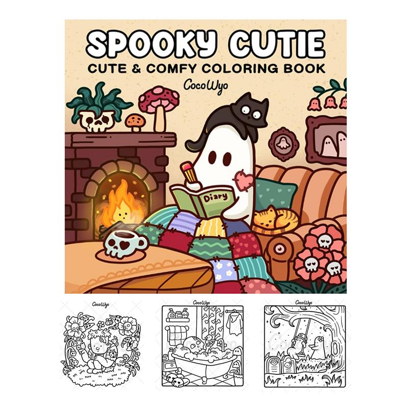 Art Craft Com - Halloween Foil Paper Coloring Book para