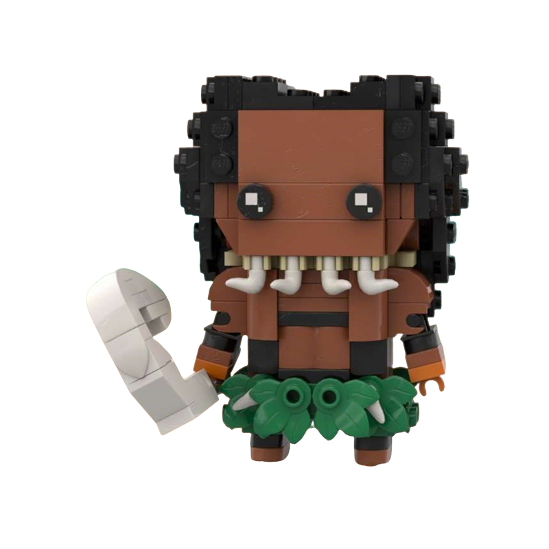 Art Craft Christmas Ideas - 199 peças MOC BrickHeadz Modelo Maui