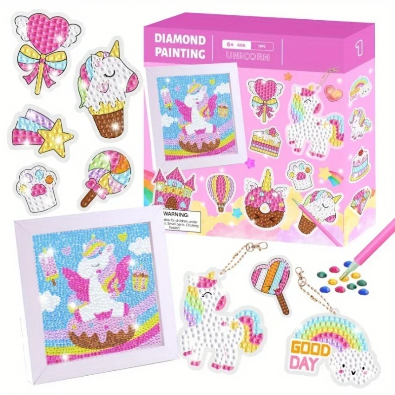 Art Craft Unicorn - Conjunto de Pintura com Diamantes para