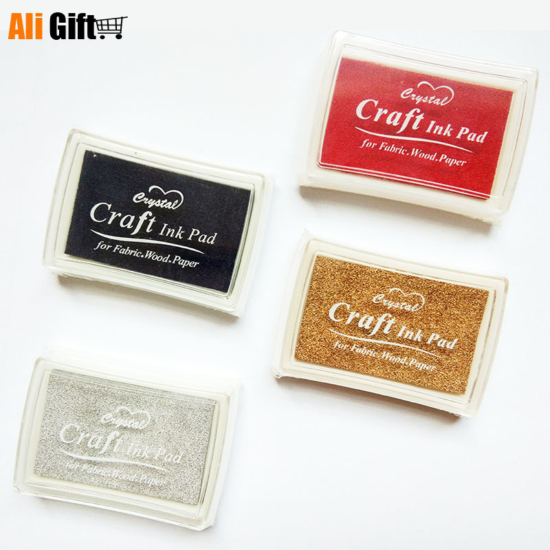 Stamping Ink Pad - 1 almofada de tinta cores diy
