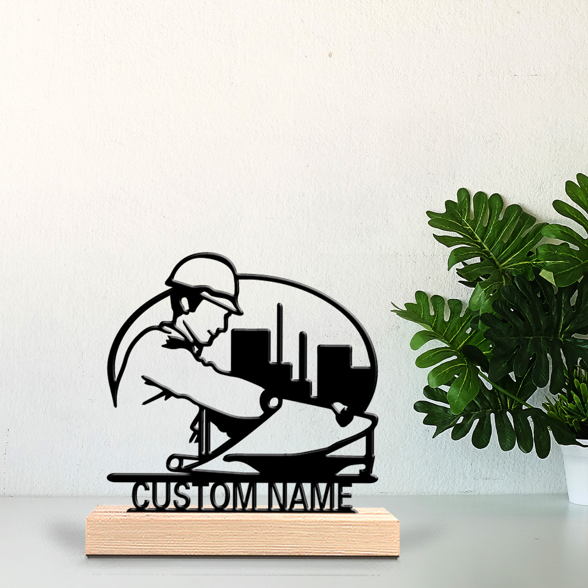 Art Craft Names - Estátua de Metal Personalizada com Nome