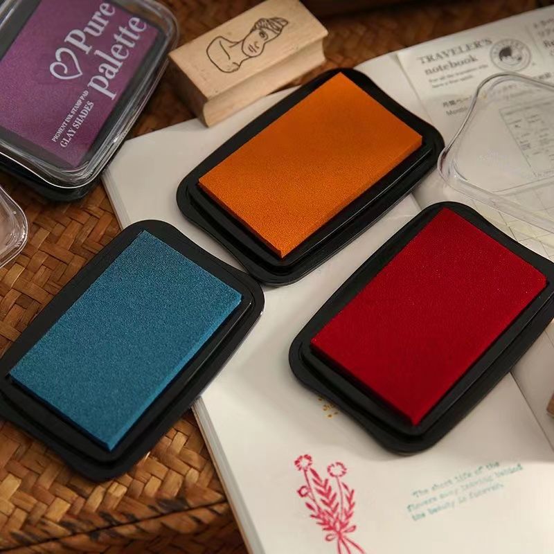 Stamping Ink Pad - 1PC Almofada de Tinta Vintage Colorida