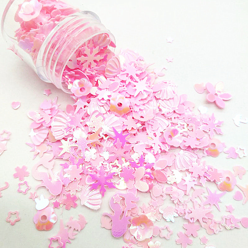 Art Craft Unicorn - Lantejoulas rosa e lantejoulas para artesanato,