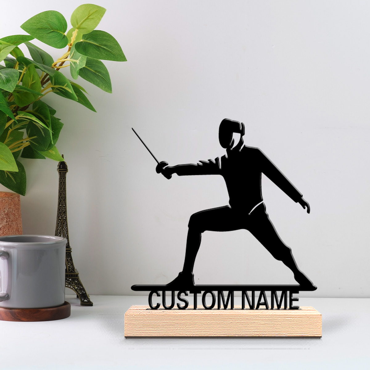 Art Craft Names - 1 peça Escultura de Metal Personalizada