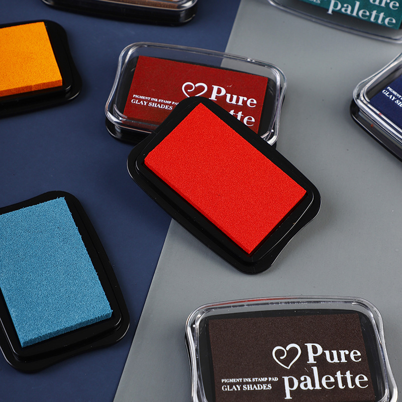 Stamping Ink Pad - 12 cores tamanho grande bloco de