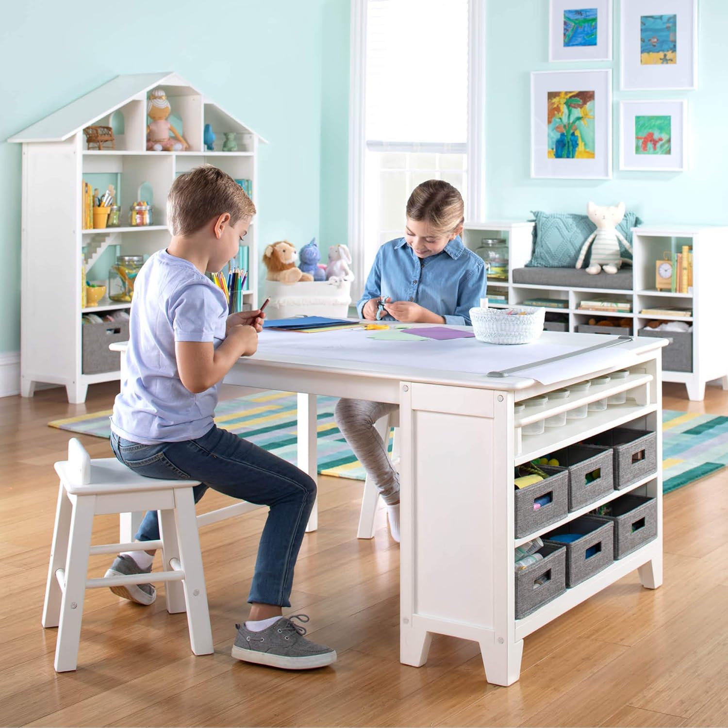 Conjunto de Mesa e Cadeira par - School Of Art X Craft avaliação e preço