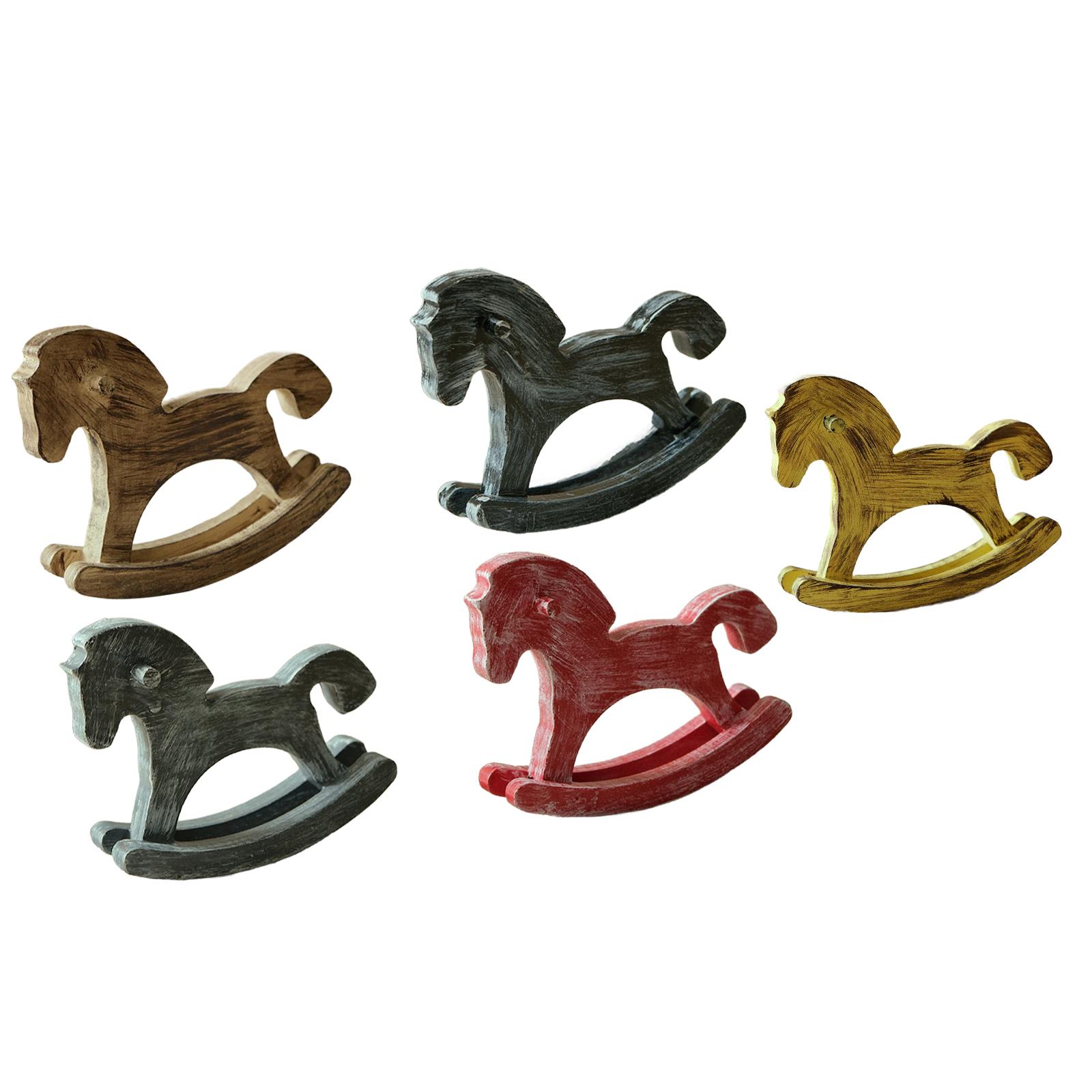 Cavalo de Balanço de Madeira,  - Art Craft Horse avaliação e preço