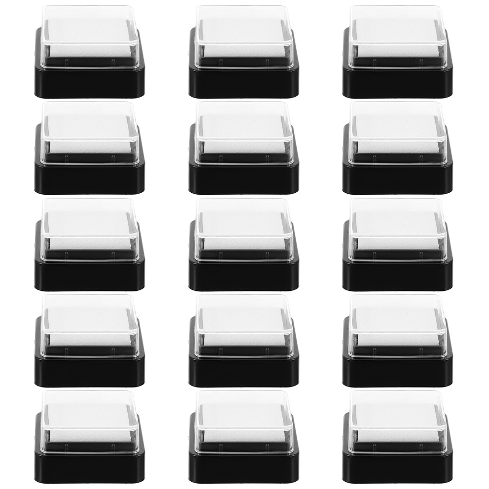 15 Almofadas de Tinta em Branc - Stamping Ink Pad avaliação e preço
