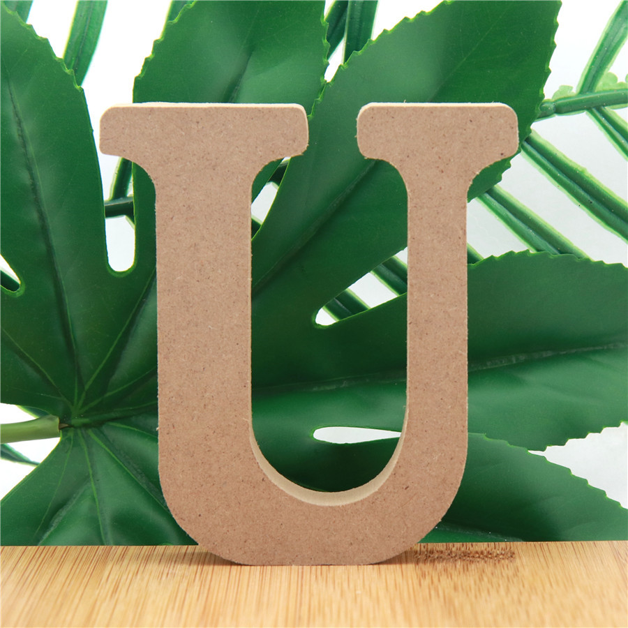 1pc 10cm cor de madeira letras - Art Craft Names avaliação e preço
