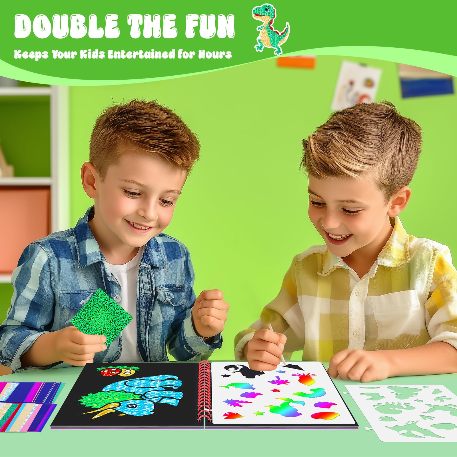 Livro de arte de arranhões de  - Art Craft Kits For Kids avaliação e preço