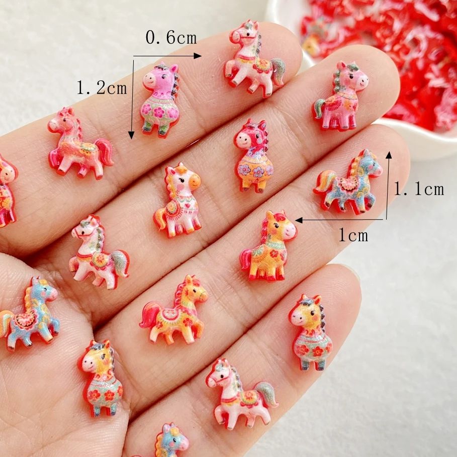 50 Peças de Resina Fofas Minia - Art Craft Unicorn avaliação e preço