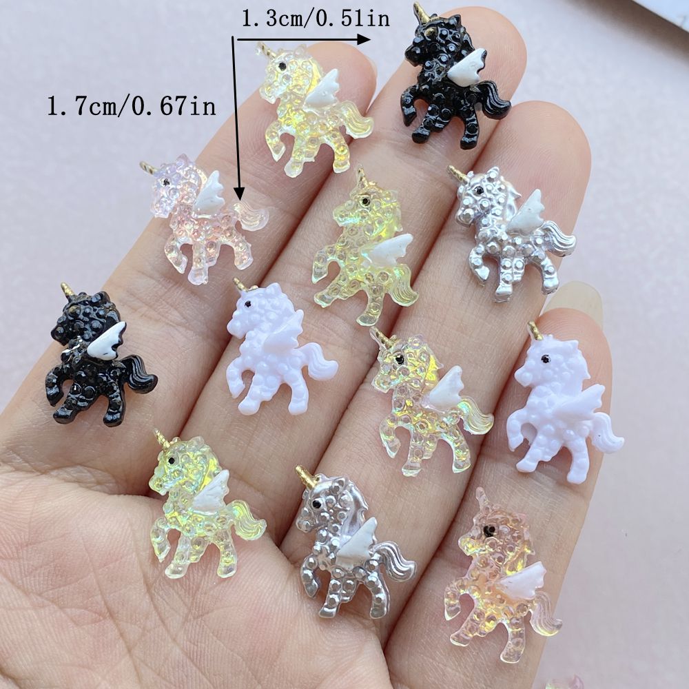 Mini Cartoon Unicorn Nail Art, - Art Craft Unicorn avaliação e preço