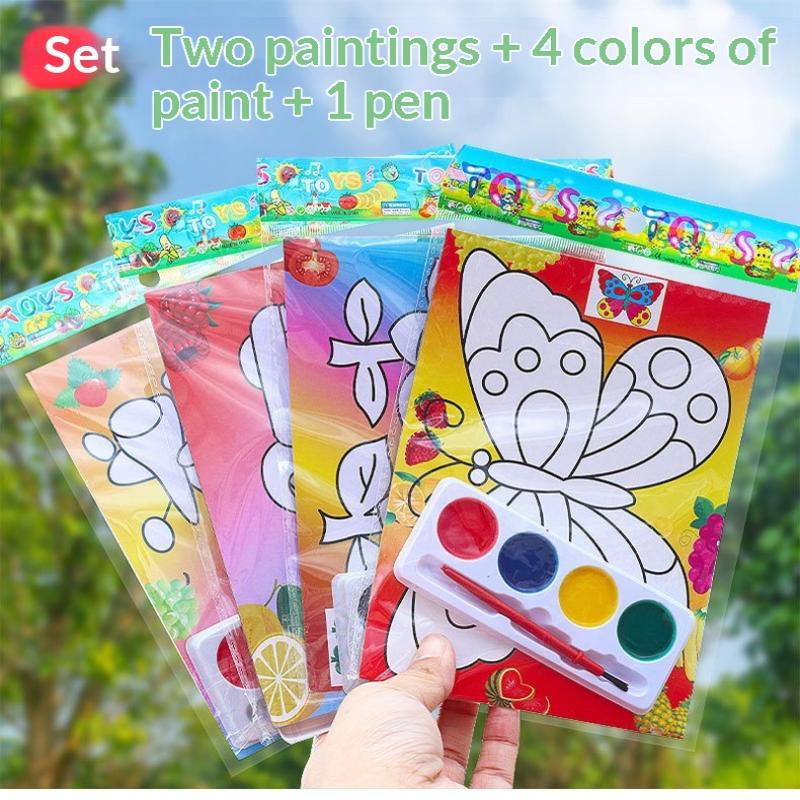 〔NN71〕Kit de Pintura em Aquare - Art Craft Kits For Kids avaliação e preço