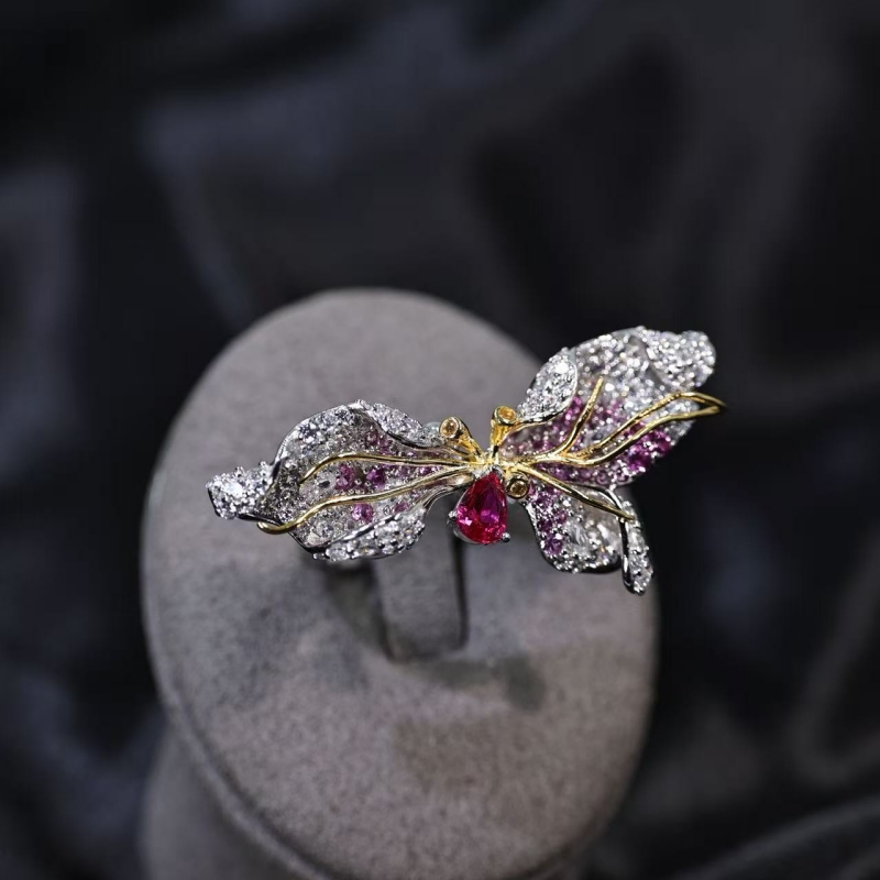 Anel Aberto de Borboleta Bellu - Art Craft Com avaliação e preço