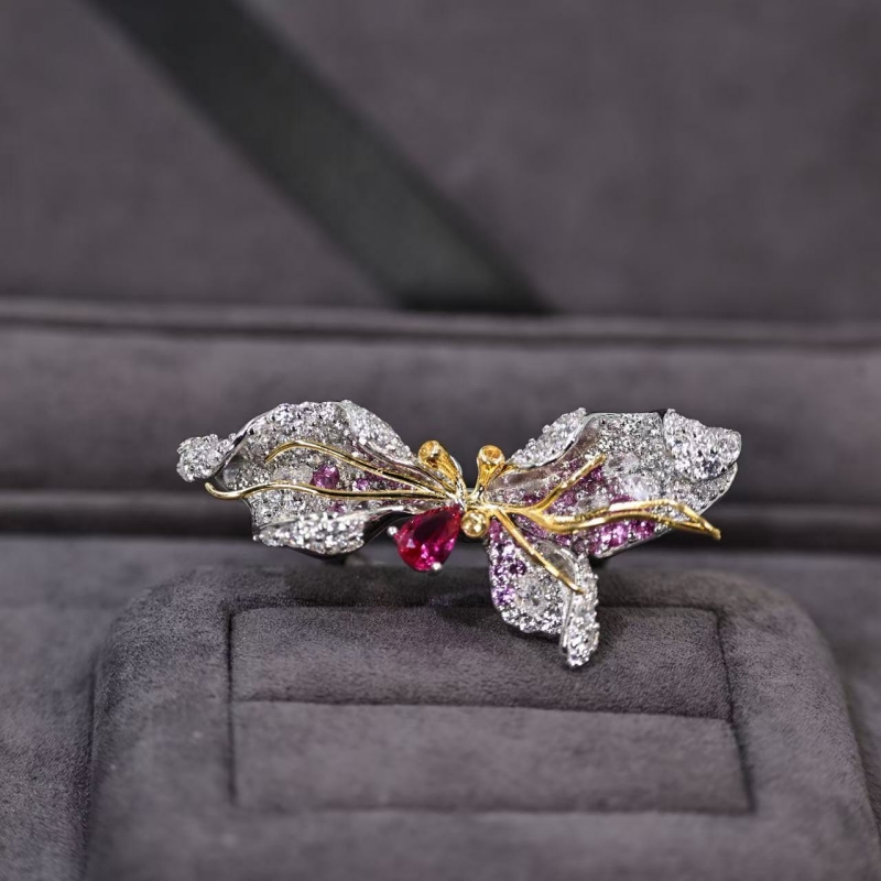 Anel Aberto de Borboleta Bellu - Art Craft Com avaliação e preço