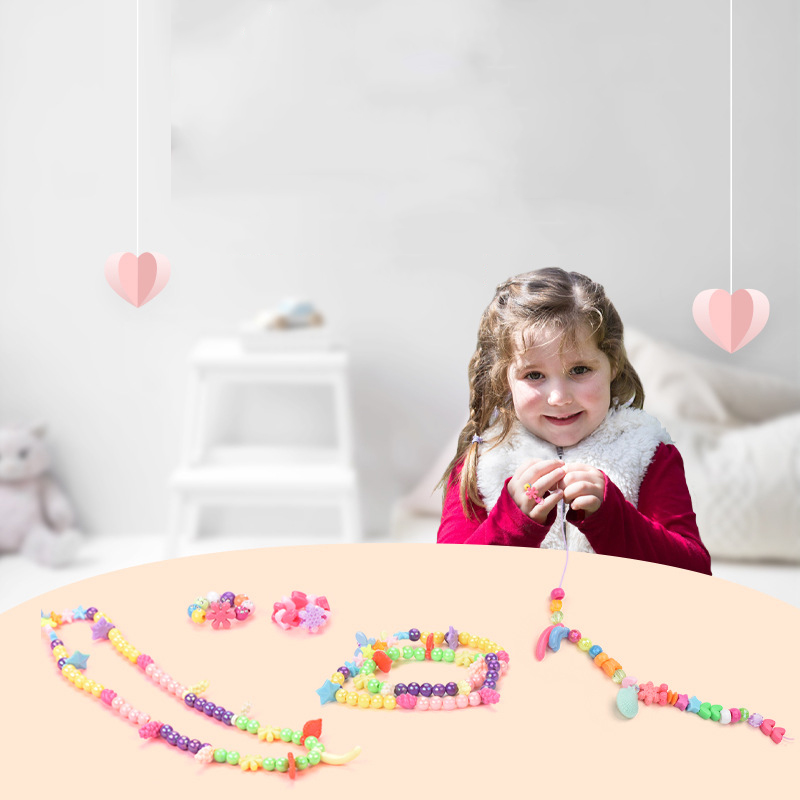Meninas diy conjunto de contas - Art Craft Kits For Kids avaliação e preço