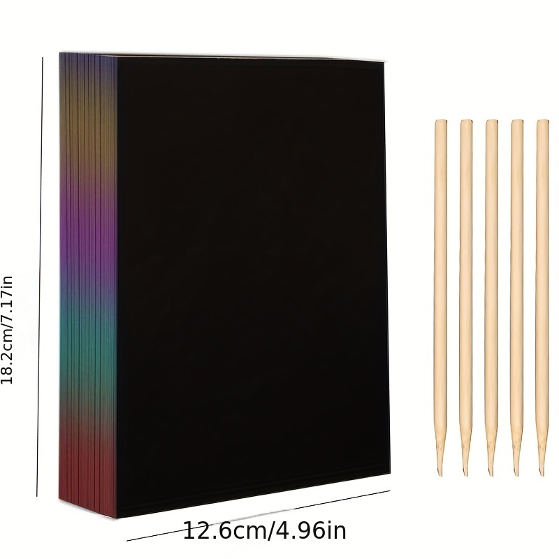 50 folhas de papel mágico para - Art Craft Kits For Kids avaliação e preço