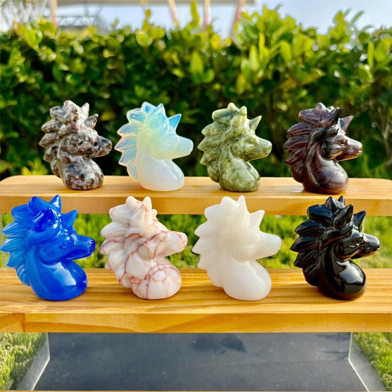 6cm cristal natural quartzo un - Art Craft Unicorn avaliação e preço