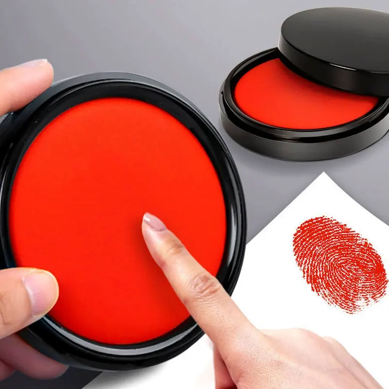 2 Almofadas de Tinta Vermelha  - Stamping Ink Pad avaliação e preço
