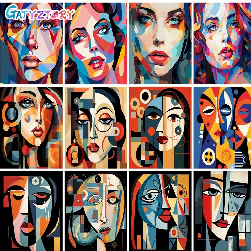 Gatyztory quadro de pintura ac - Art Craft Number avaliação e preço