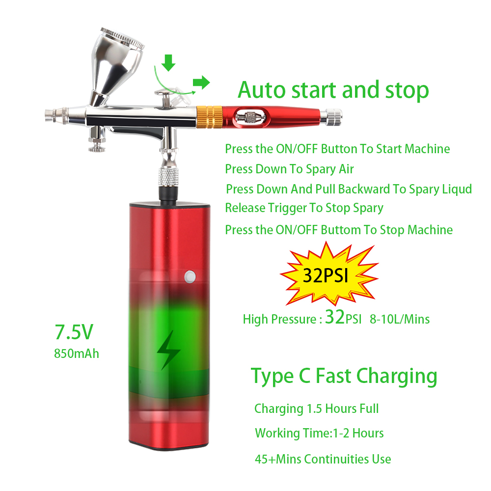 Spray elétrico pintura Airbrus - Art Craft Com avaliação e preço