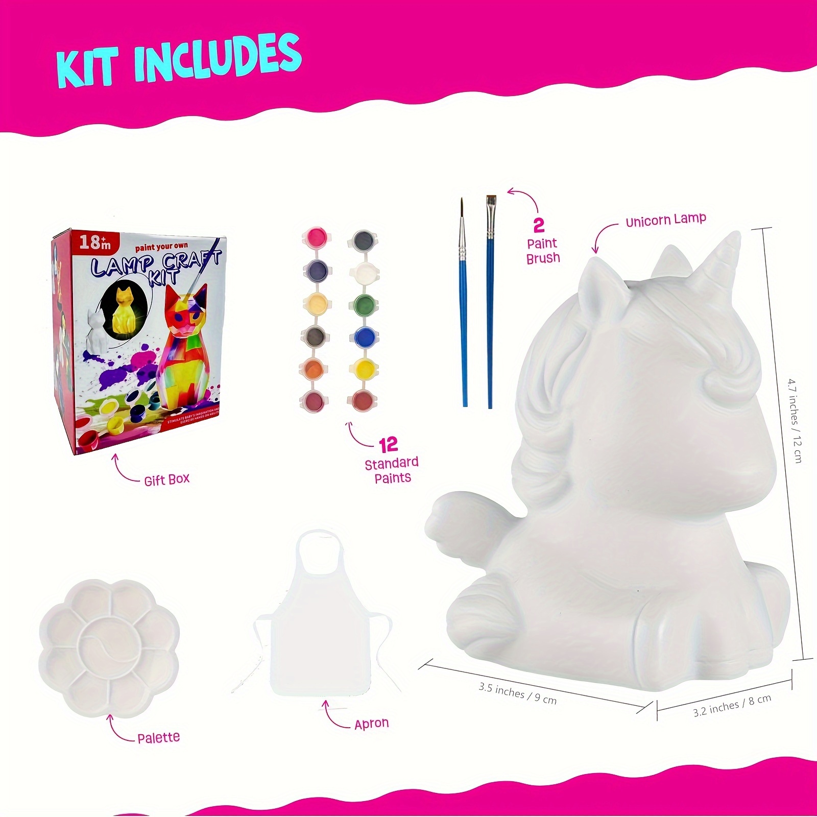 Pinte seu próprio kit de arte  - Art Craft Unicorn avaliação e preço