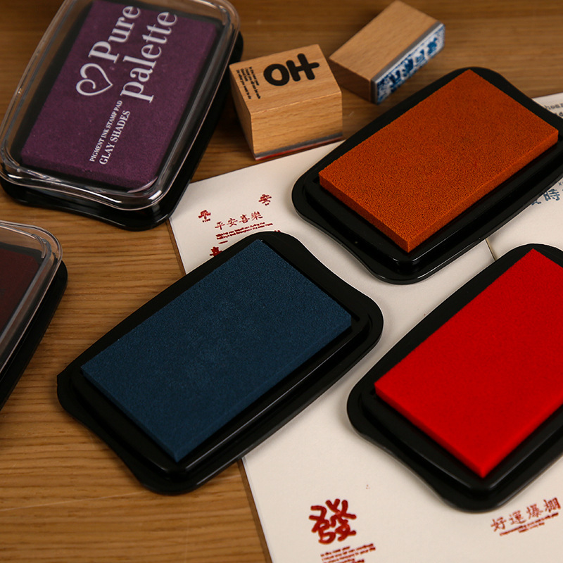 12 cores vintage cor sólida ta - Stamping Ink Pad avaliação e preço
