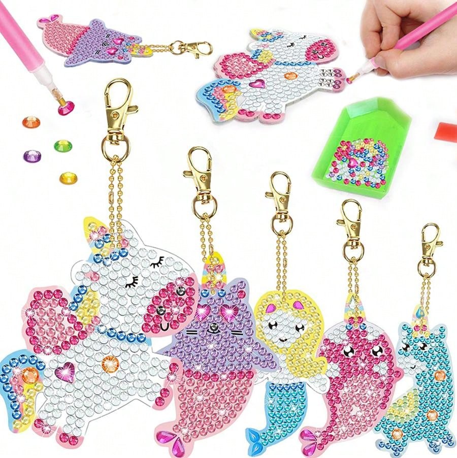 5 pçs 5d pintura diamante por  - Art Craft Unicorn avaliação e preço