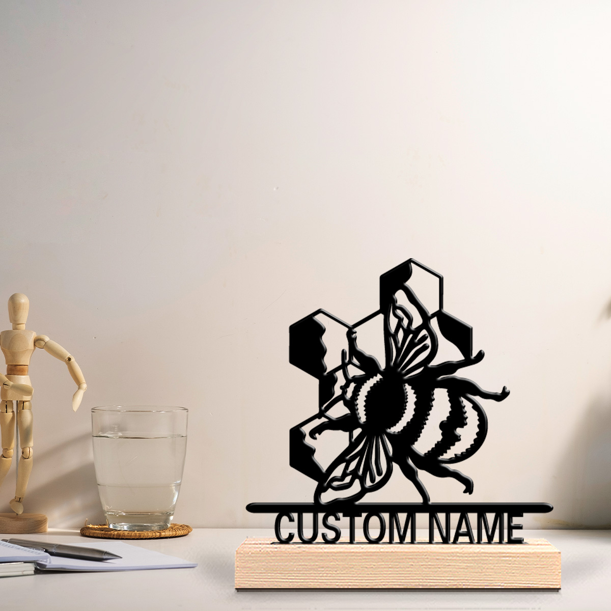 1 peça Escultura de Abelha Sim - Art Craft Names avaliação e preço