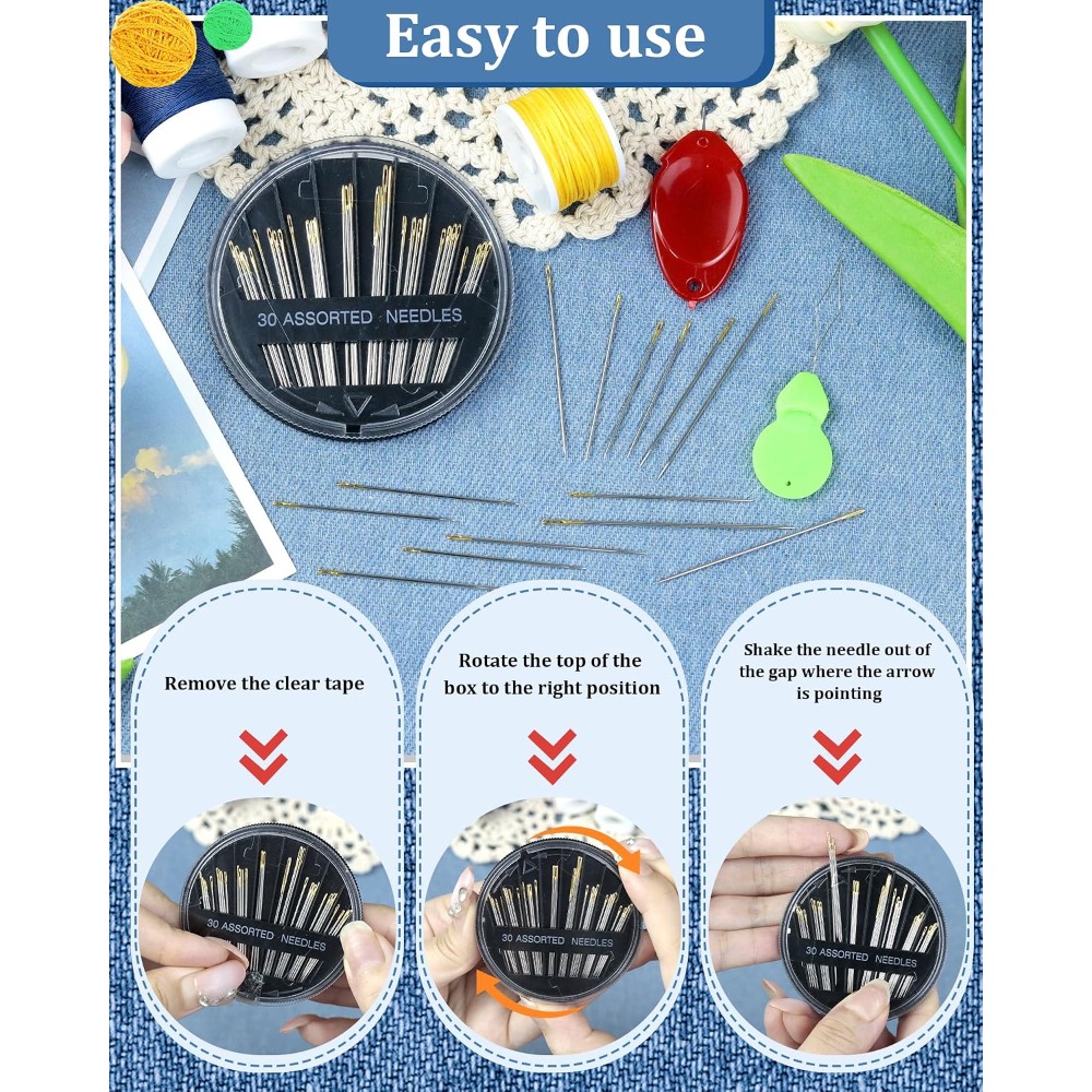 Conjunto de 30 Agulhas de Cost - Art Craft Kit avaliação e preço