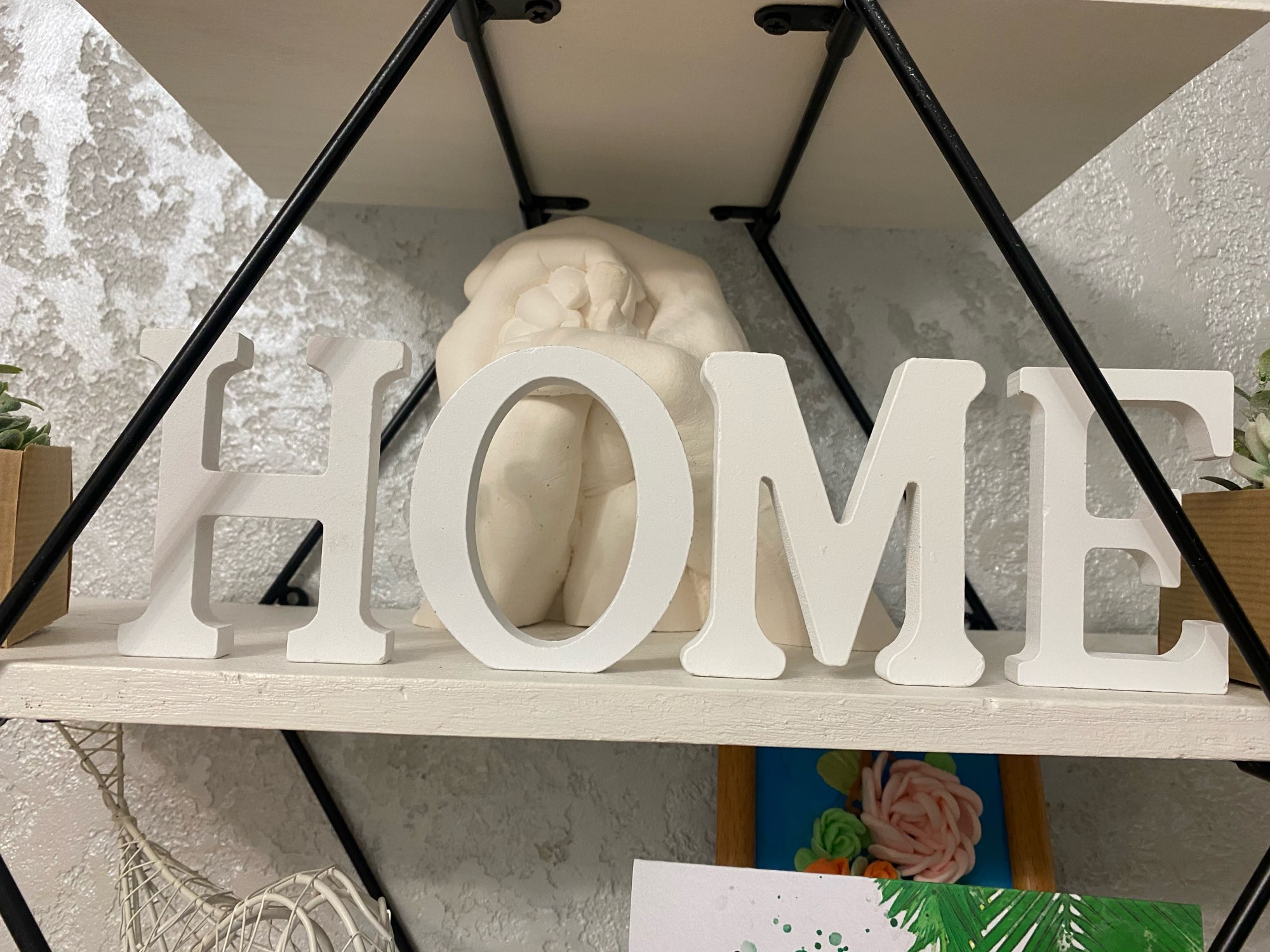 Letras brancas de madeira em i - Art Craft Names avaliação e preço