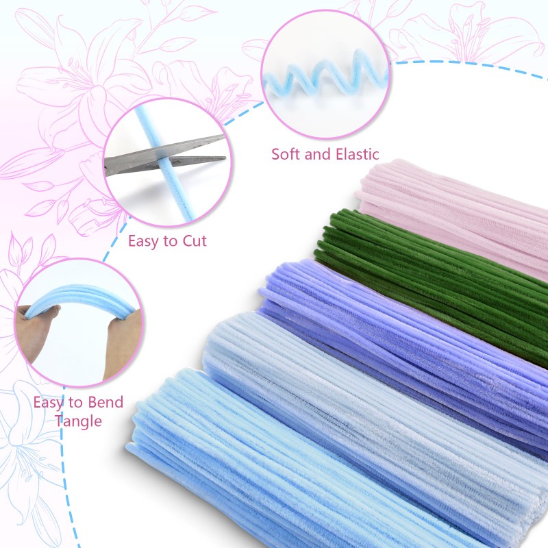Hastes de Chenille Jumbo de Co - Art Craft Kids avaliação e preço