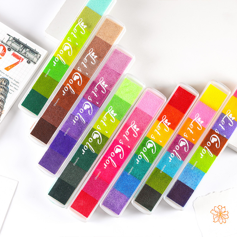 Almofada de Tinta Colorida Fof - Stamping Ink Pad avaliação e preço