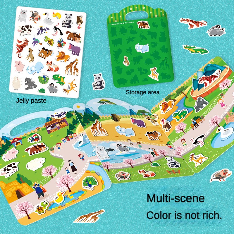Livro de adesivos de geléia in - Art Craft Kids avaliação e preço