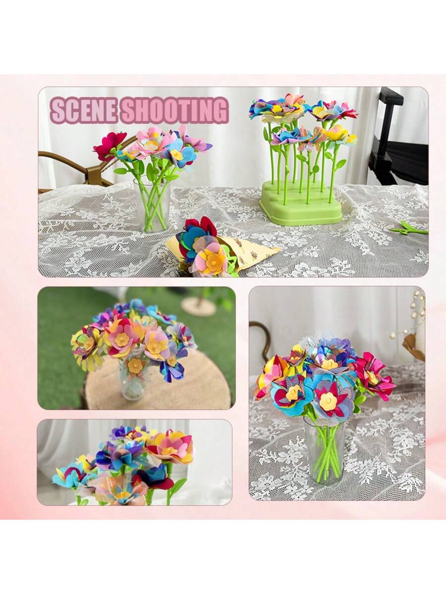 Kit de artesanato de flores pa - Art Craft Kits For Kids avaliação e preço