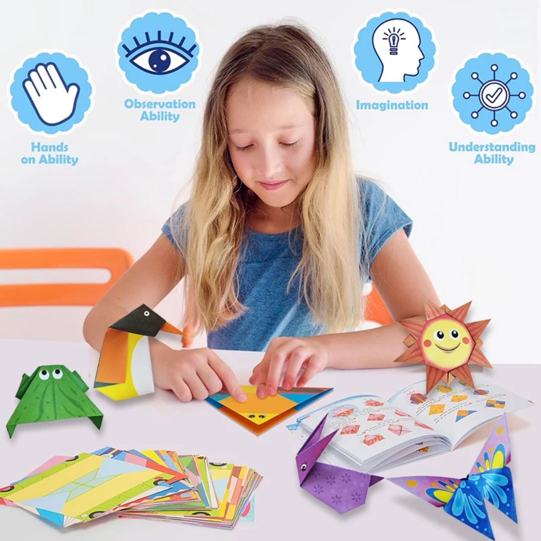 Novo Kit de Origami com 30 Fol - Art Craft Kids avaliação e preço