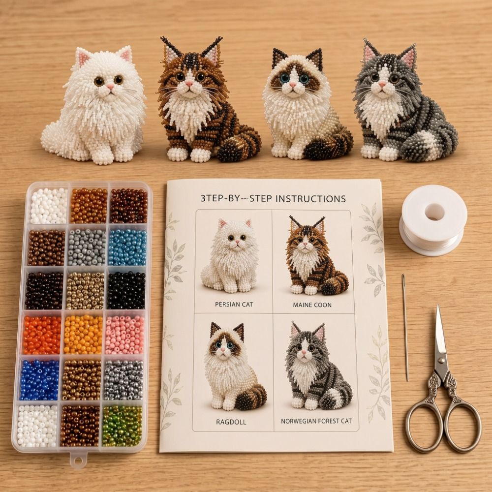 Kit de Bordado de Miçangas DIY - Art Craft Kits For Kids avaliação e preço