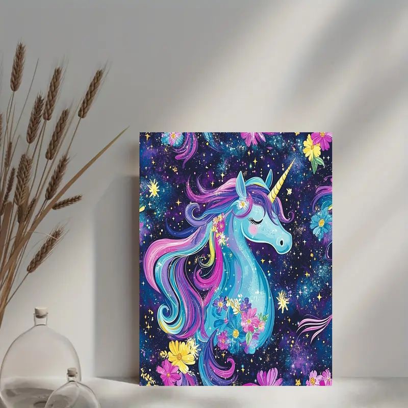 Pintura fotográfica personaliz - Art Craft Unicorn avaliação e preço