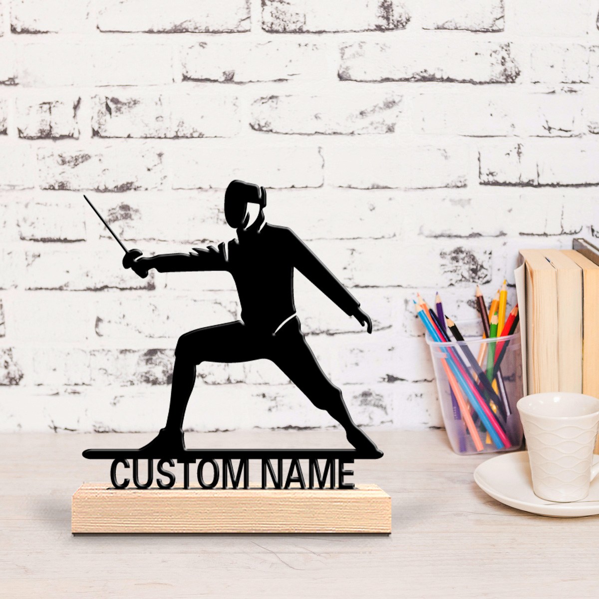 1 peça Escultura de Metal Pers - Art Craft Names avaliação e preço