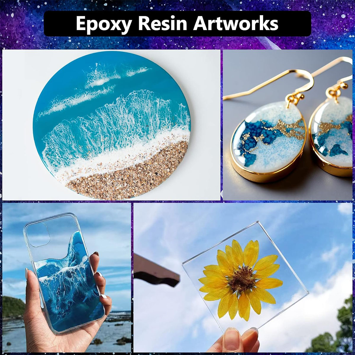 Kit de resina epóxi cristalina - Art Craft Easy avaliação e preço