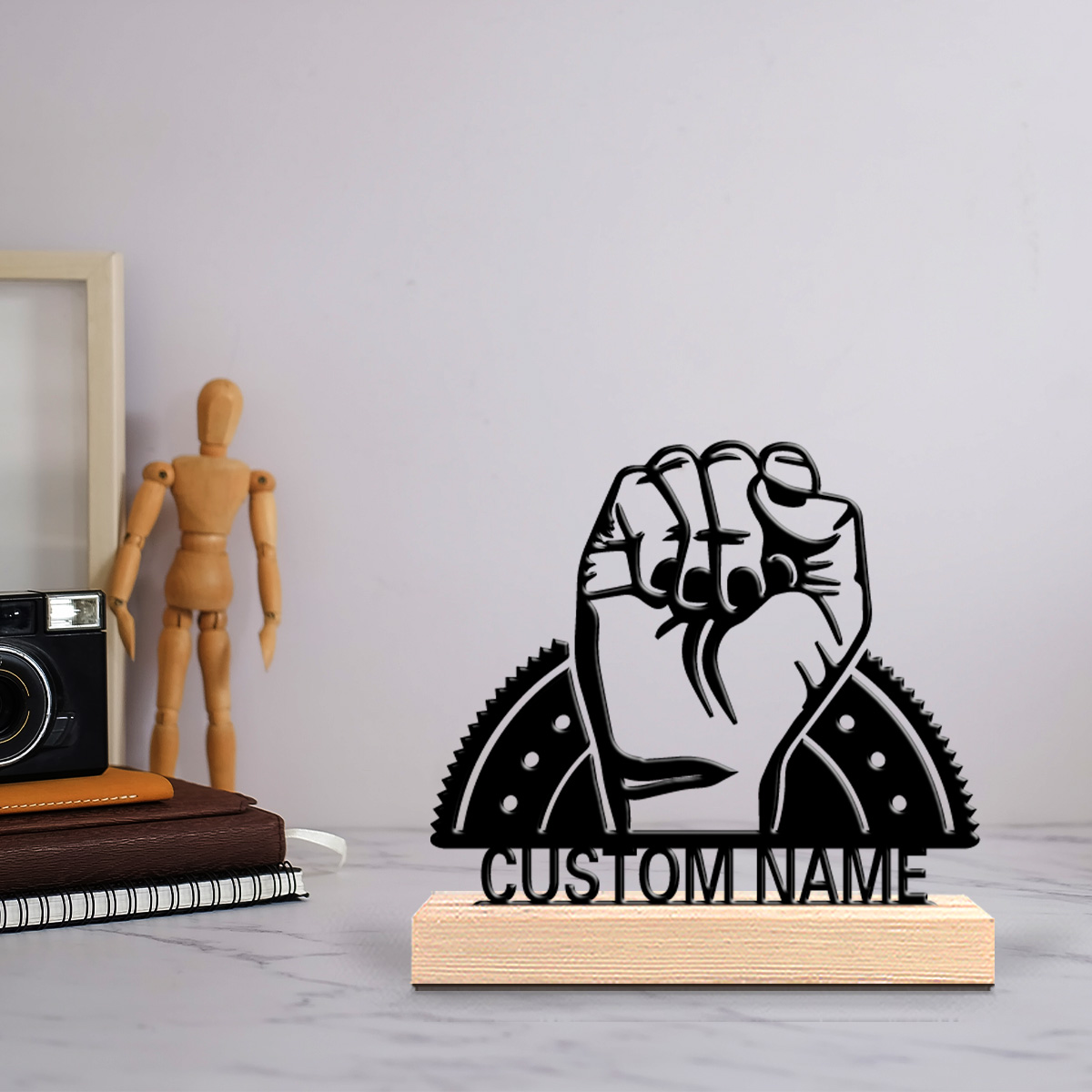 1 peça Escultura de Metal Pers - Art Craft Names avaliação e preço