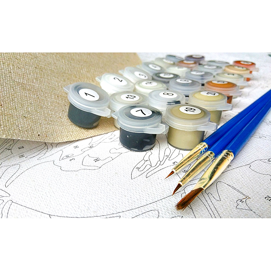 Gatyztory emoldurado oceano pr - Art Craft Number avaliação e preço