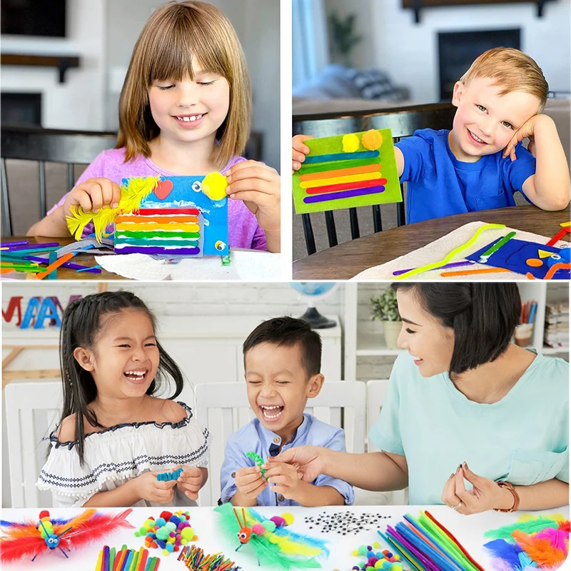 1000 pçs crianças artesanato a - Art Craft Kits For Kids avaliação e preço