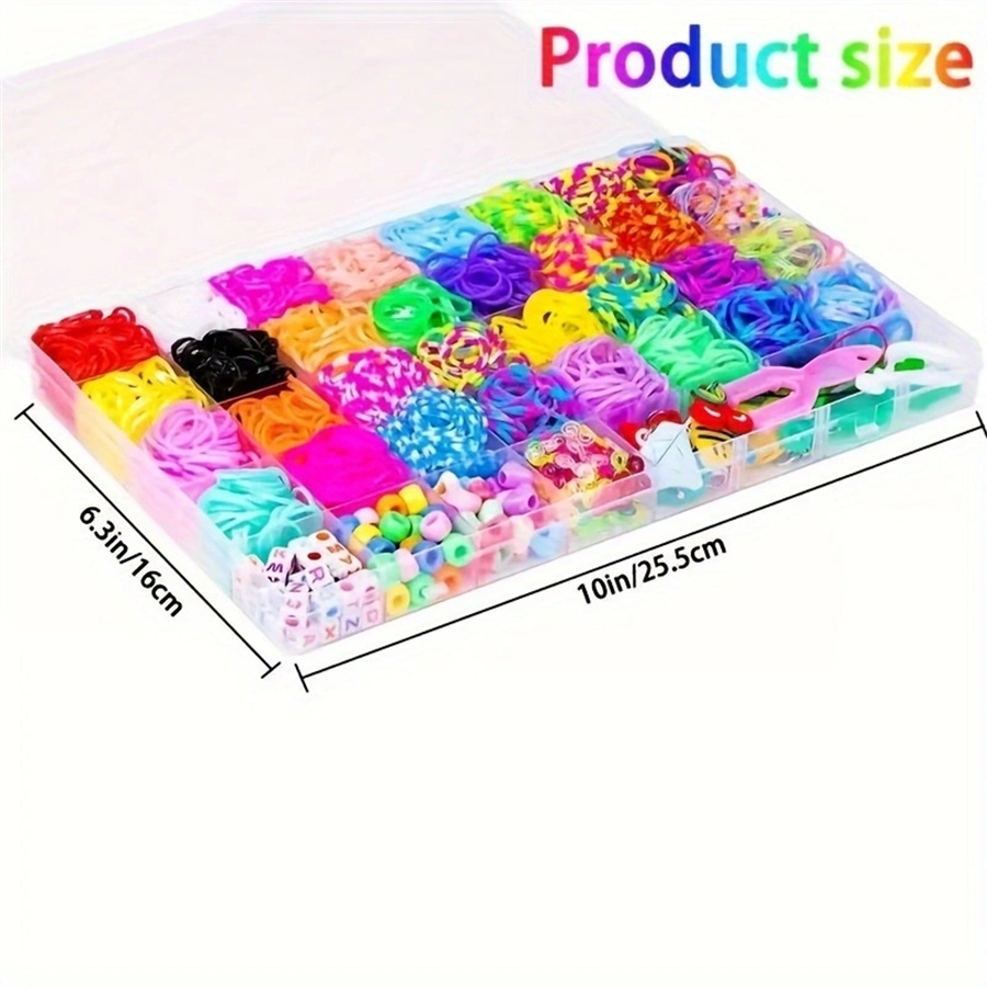 Kit de pulseira de borracha co - Art Craft Com avaliação e preço