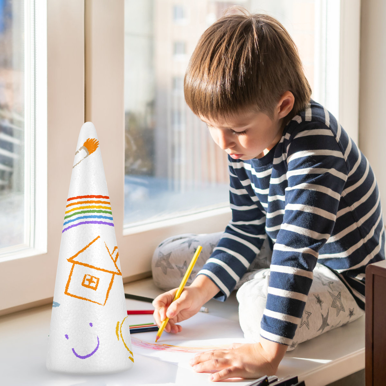 2 Peças de Cones de Espuma par - Art Craft Kids avaliação e preço