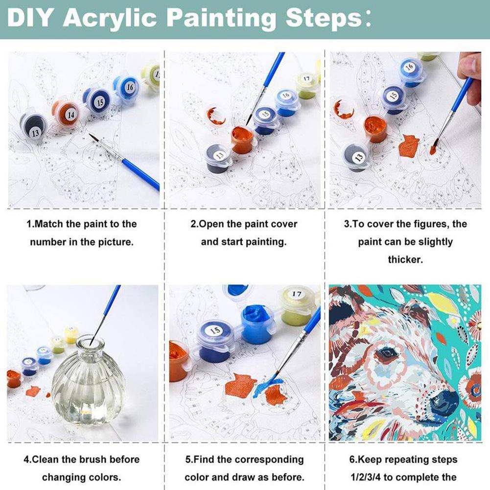 Kit de Pintura por Números DIY - Art Craft Number avaliação e preço